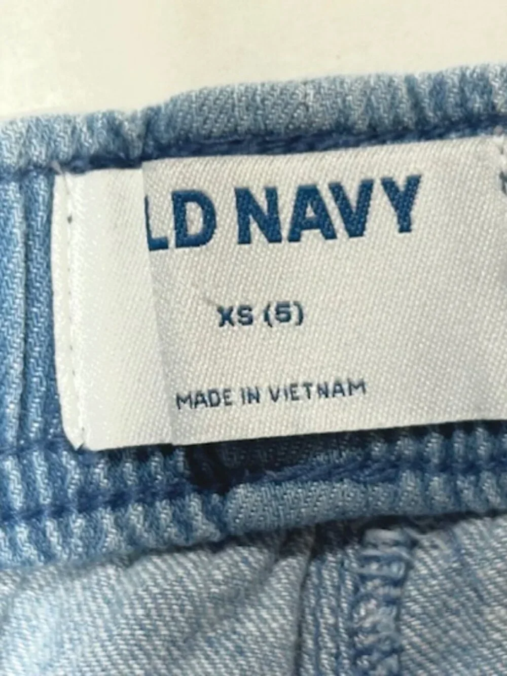 Old Navy Girls Chambray Shorts Pockets Elastic Waist Light Blue Size XS (5)